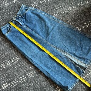 Vintage denim Eddie Bauer heavy denim skirt